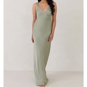 Park & Fifth Gracie Sage Green Dress